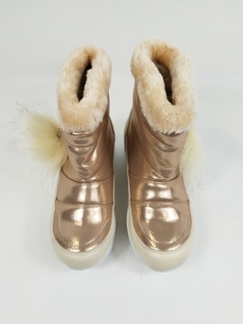 Trendyol fur detail snow ankle boot śniegowce botki r. 37