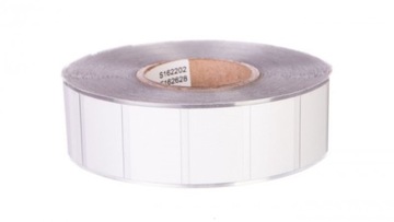 Tabliczki na przycisk 26,5x18mm srebrne 1000szt. /