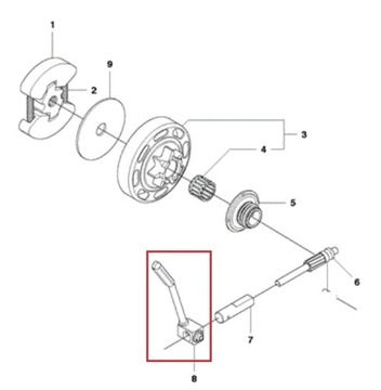 Маслопровод бензопилы Husqvarna 135,450,435,445E