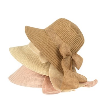 Elegancki minimalistyczny kapelusz letni Pauline cz22124-1