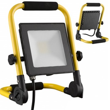 HALOGEN PRZENOŚNA LAMPA ROBOCZA AKUMULATOR LED 10W