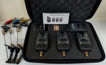 SYGNALIZATOR WODOODPORNY LINIA LED + SWINGER HANGER + CENTRALKA+ ETUI 3+3+1