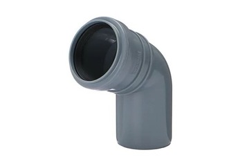 Kolano kanalizacyjne 50/67° PCV PP