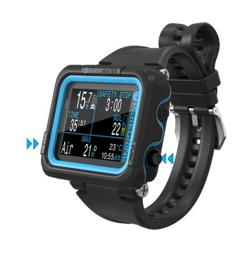 Komputer nurkowy Shearwater Peregrine Adventures Edition - Biało-Zielony