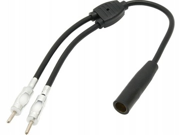 Adapter antenowy 2x wtyk -DIN