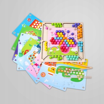 1 комплект игрушек для детей с аутизмом, детские игрушки из бисера