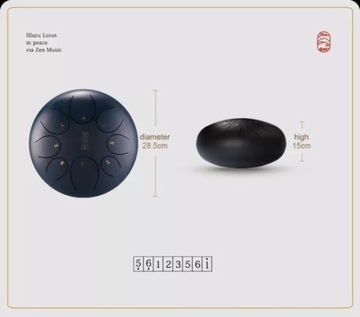 Round tongue drum 12