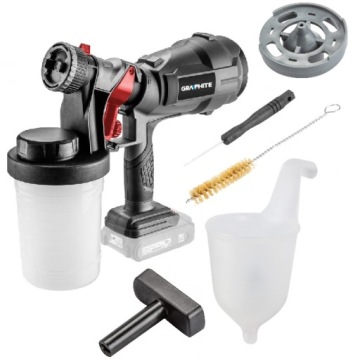 GRAPHITER PISTOLET NATRYSKOWY MALARSKI HVLP 18V