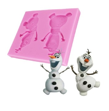 FORMA SILIKONOWA DO MASY CZEKOLADY OLAF FROZEN DIY