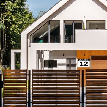 NUMER NA DOM 30x20cm TABLICZKA ADRESOWA Z NUMEREM DOMU | WZORY | + Taśma 3m