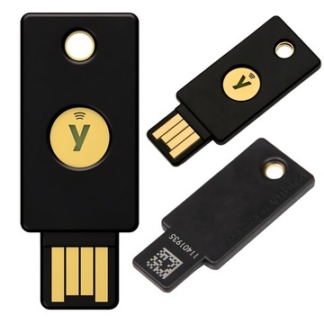 KLUCZ SPRZĘTOWY ZABEZPIECZAJĄCY U2F YUBICO UWIERZYTELNIAJĄCY YUBIKEY 5 NFC