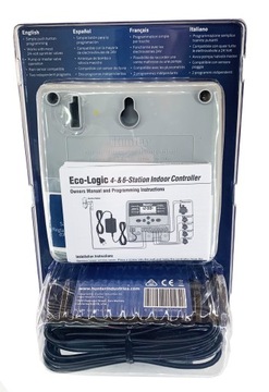 Контроллер полива Hunter ECO-LOGIC ELC-401i-E ELC, 4 ВНУТРЕННИЕ СЕКЦИИ