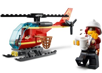 Klocki LEGO City Sam Helikopter Straż z zestawu 60271 NOWY