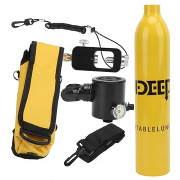 КОМПЛЕКТ ДЛЯ ПОГРУЖЕНИЯ С КИСЛОРОДНЫМ БАЛЛОНОМ DIDEEP 0,5 Л