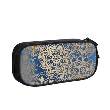 Moroccan Style Mandala Pencil Case for Girl Boy Large Storage Boho Floral