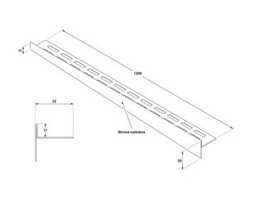 Alcaplast душевой поддон наклонный 120см ЛЕВЫЙ