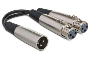 HOSA YXF-119 - Kabel typu Y, wtyk XLR - dwa gniazda XLR
