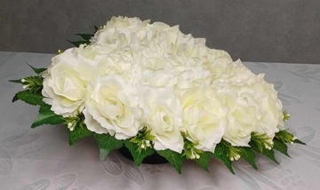 Wiązanka stroik na grób cmentarz nagrobna serce