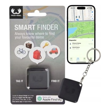 LOKALIZATOR GPS FRESH' N REBEL SMART FINDER CZARNY