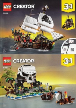LEGO CREATOR ПИРАТСКИЙ КОРАБЛЬ 3В1 31109