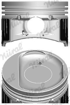 NURAL 87-436800-00 PÍST