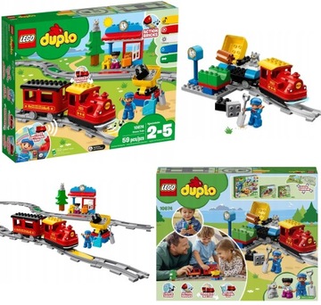 LEGO DUPLO 10874 POCIĄG PAROWY PREZENT