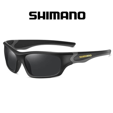 Okulary przeciwsłoneczne SHIMANO polaryzacyjne UV400 bieganie, rower, wędka