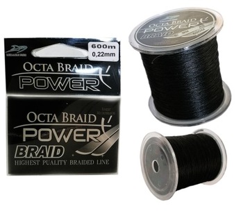 Plecionka OCTA BRAID POWER X4 0,22mm 18,8kg 600M