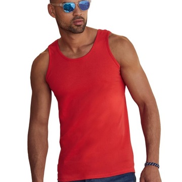 KOSZULKA NA RAMIĄCZKACH TANK TOP - FRUIT - red L