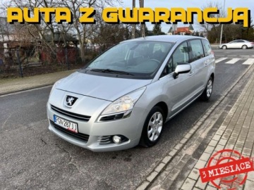 Peugeot 5008 I Minivan 1.6 HDi FAP 110KM 2011 Peugeot 5008 AUTOMAT NAWIGACJA KLIMATYZACJA PARKTRONIC TEMPOMAT HAK GWARA
