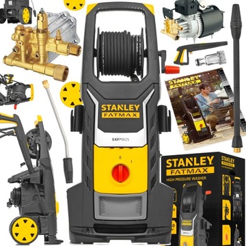 МОЙКА ДАВЛЕНИЯ 250 БАР ЛАТУННЫЙ НАСОС ИНДУКЦИОННЫЙ 2500 Вт STANLEY FATMAX