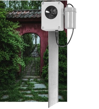 Садовый отпугиватель для куниц, лис, крыс, мышей на батарейках, водонепроницаемый.