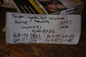 IDEALNI ČERPADLO VYSOKÉHO TLAKU PŘÍVODY PORSCHE CAYENNE 9Y AUDI Q7 Q8 1