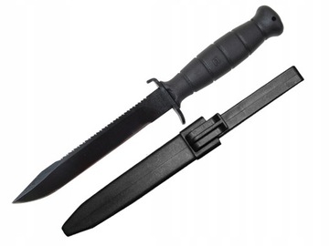 Nóż szturmowy wojskowy GLOCK 81 piłka black