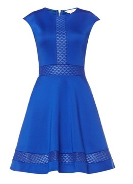 TED BAKER Glorry Flare sukienka Royal Blue Brand