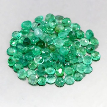 naturalne szmaragdy ~ 2,3 mm