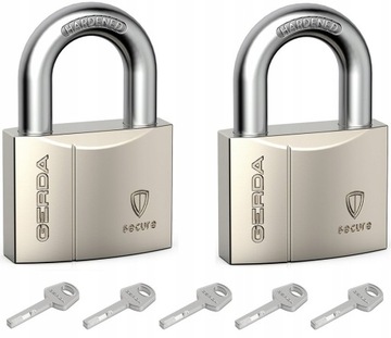 SECURE KSWS S50 Zestaw 2-twins kłódek mosiężnych n