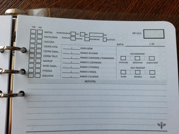 Блокнот для пчеловода / Блокнот для пчеловодства НОВЫЙ органайзер для пчеловода