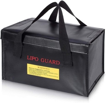 Lipo Bag Torba baterie cm 26 x 13 x 15 Czarny