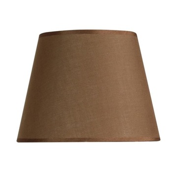 ABAŻUR 16,5X22 cm DO lampki TESORO E14 BRĄZOWY