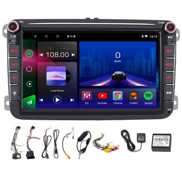 РАДИО МОНИТОР ANDROID AUTO CARPLAY 2 КАМЕРЫ