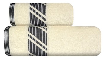 Ręcznik kąpielowy Orion z bordiurą 70x140 ecru