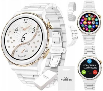 Smartwatch Damski ROZMOWY CIŚNIENIE KROKI RUBICON