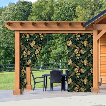 САДОВЫЕ ШТОРЫ 155х200 ВОДОНЕПРОНИЦАЕМАЯ ЗАНАВЕСКА ДЛЯ ТЕРРАСЫ ДЛЯ БЕСЕДКИ ТУННЕЛЬ 100