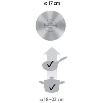КРЫШКА ПЕРЕХОДНИКА TESCOMA ДЛЯ ИНДУКЦИОННОЙ ПЛИТЫ ИНДУКЦИОННАЯ СТАЛЬНАЯ ШАЙБА 21см