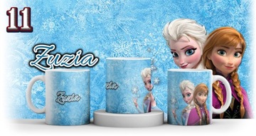 KUBEK FROZEN KRAINA LODU ELSA + IMIE + KARTONIK