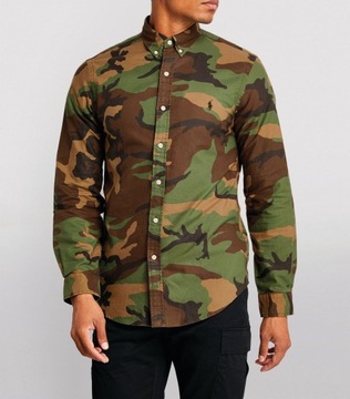 POLO RALPH LAUREN Camo Oxford Slim Fit koszula M