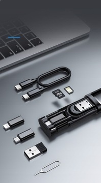 НАБОР USB-АДАПТЕРОВ MCDODO TRAVEL ДЛЯ ТЕЛЕФОНА И КОМПЬЮТЕРА С КОРПУСОМ 9 В 1