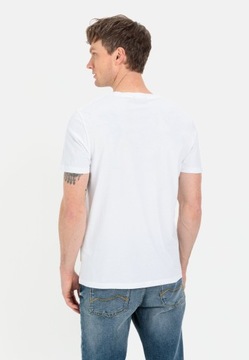 T-shirt bawełniany męski biały ORGANIC COTTON rozmiar 3XL