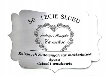 Etykieta na butelkę, grawerowana naklejka, extra